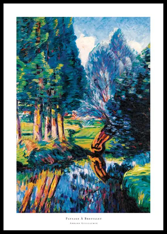 Schneller Versand Paysage À Breuillet By Armand Guillaumin Poster