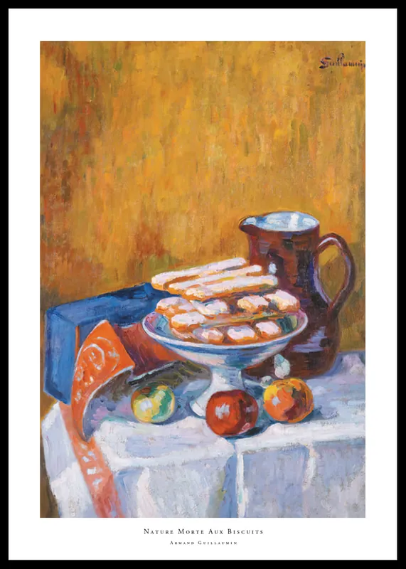 Sonderaktion Nature Morte Aux Biscuits By Armand Guillaumin Poster