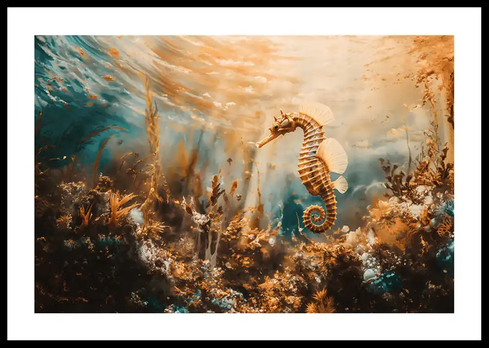 Mystical Seahorse Poster Neu Im Sortiment