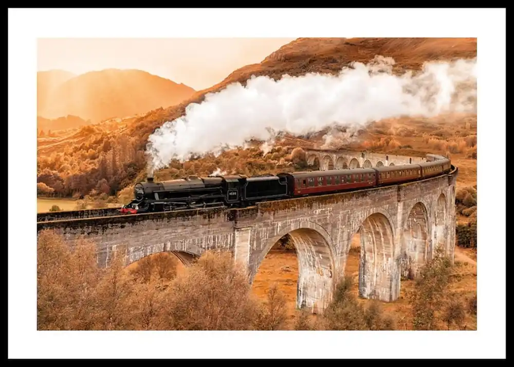 Schnäppchen Highland Journey Train Poster