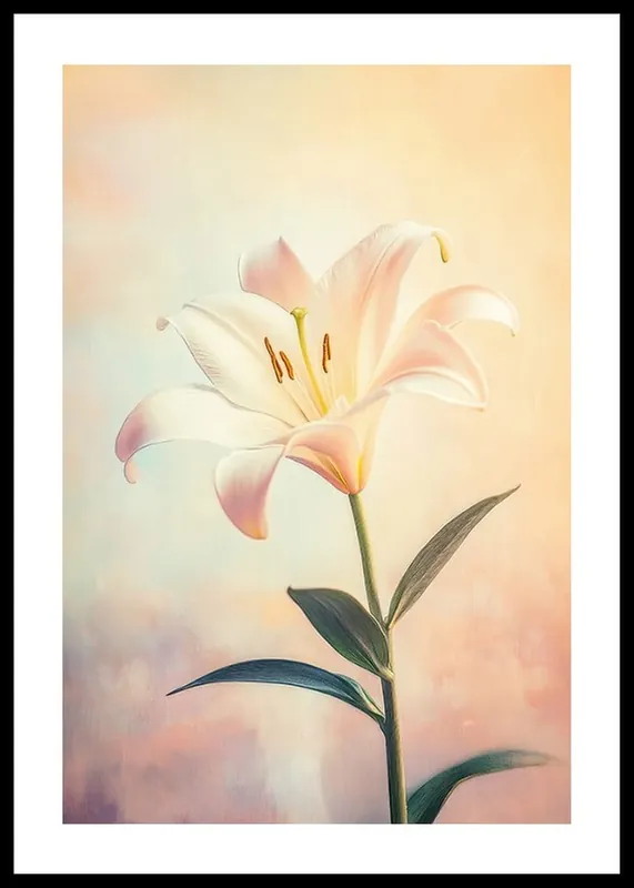 The Timeless Pink Lily Poster Geprüft