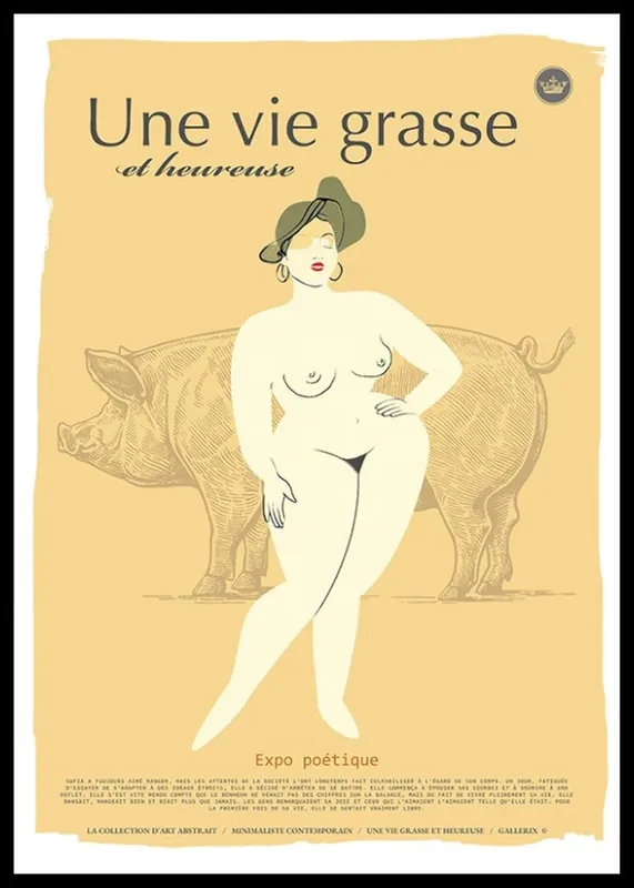 A Fat And Happy Life Poster Echt