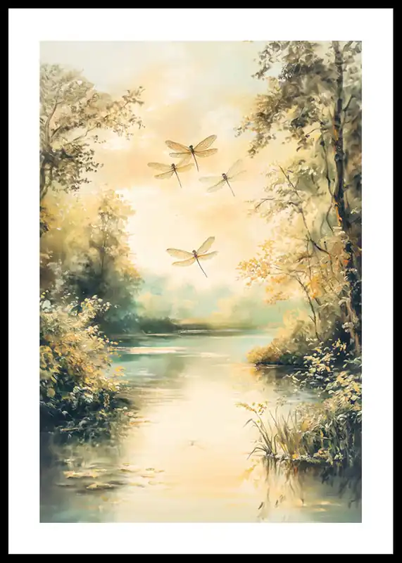 Dance Of The Dragonflies Poster Top-Angebot