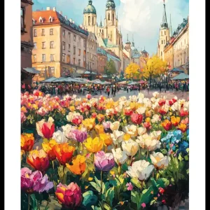A Stroll Through Tulip Paradise Poster Preisreduziert