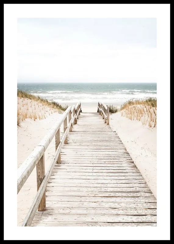 Neue Ware Oceanfront Pathway Poster