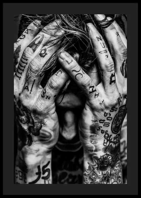 Sichere Zahlung Tattooed Emotion Poster