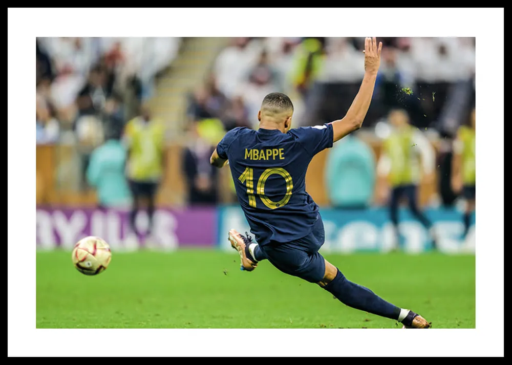 Kylian Mbappé World Cup 2022 No1 Poster Preisknaller