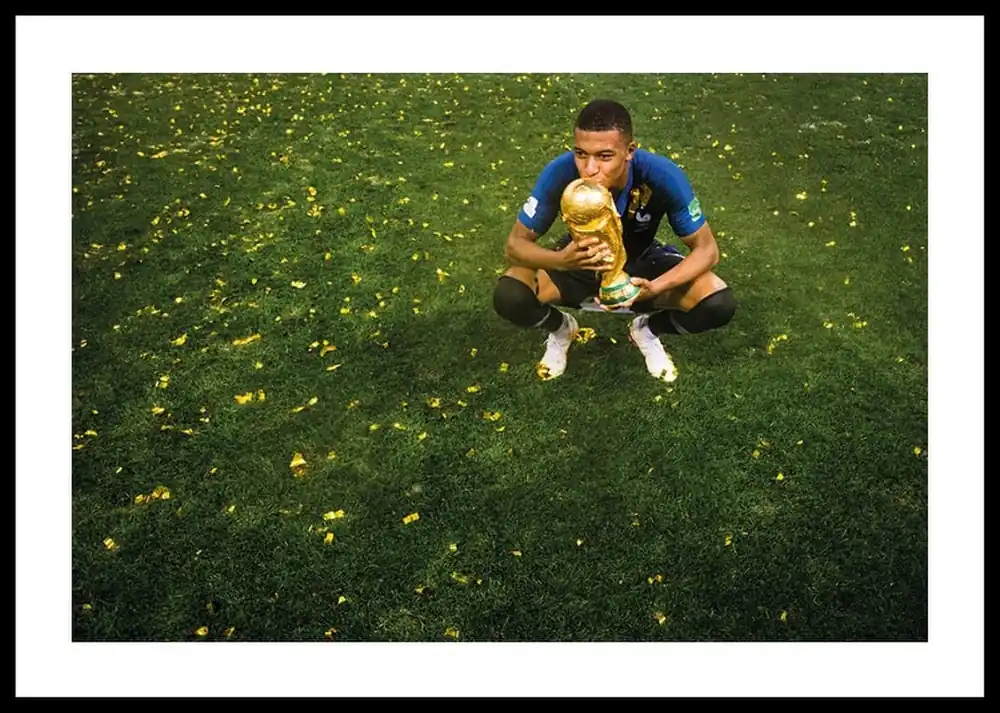 Kylian Mbappé World Cup 2018 Poster Beliebt