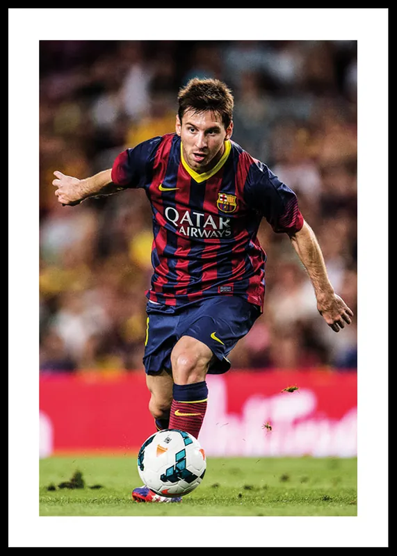 Lionel Messi FC Barcelona 2013 Poster Angebot