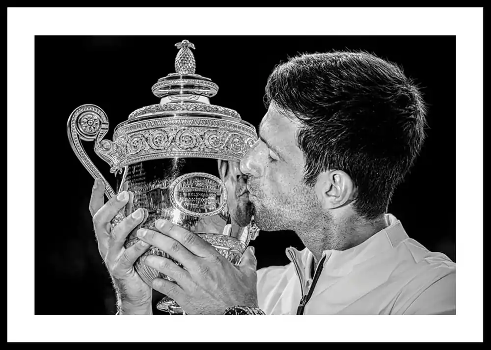 Angebot Novak Djokovic Wimbledon 2019 Poster