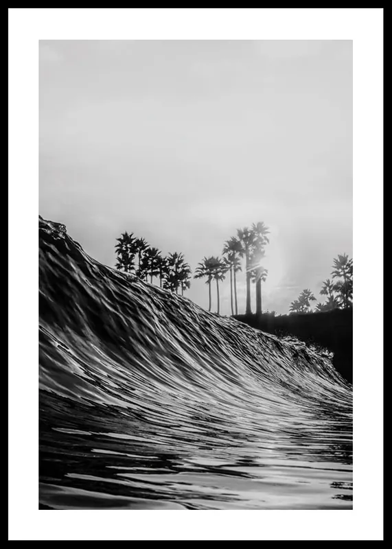 Monochromatic Wavefront Poster Jetzt Kaufen