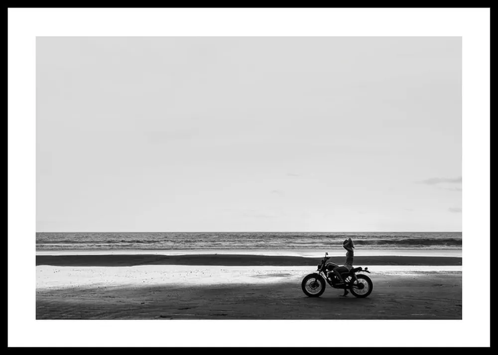 Coastal Ride Reflection Poster Kostenloser Rückversand
