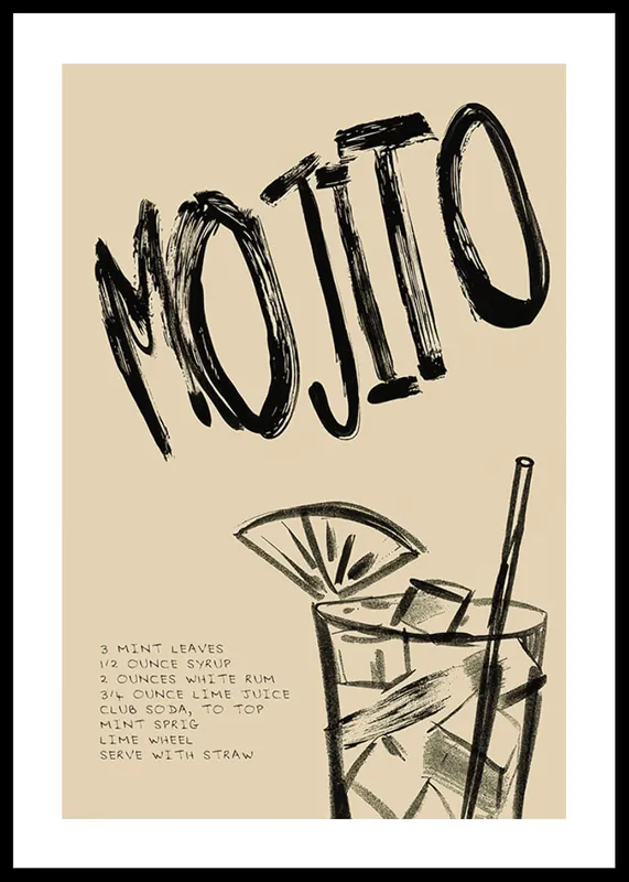 Mojito Poster Echt