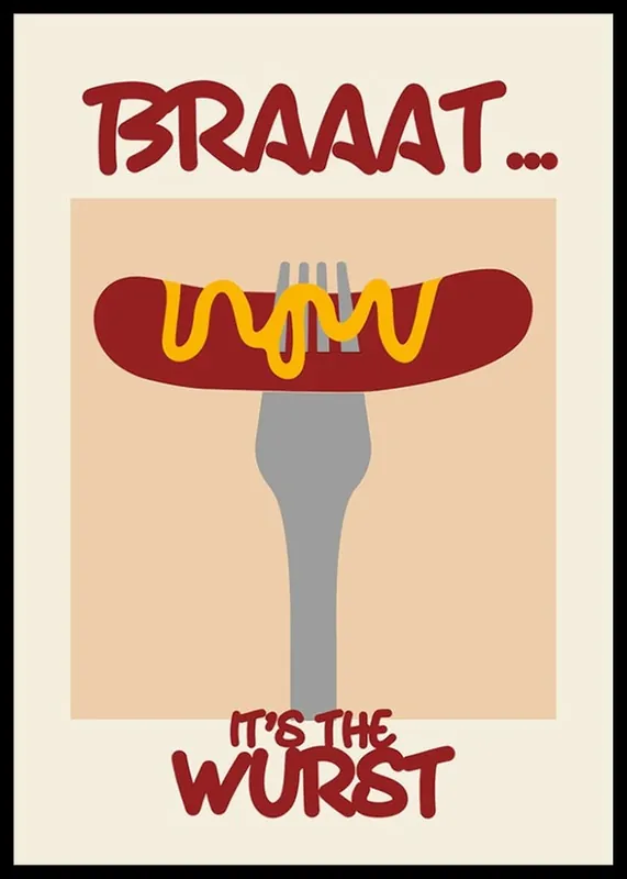 Braaatwurst Poster Sichere Zahlung