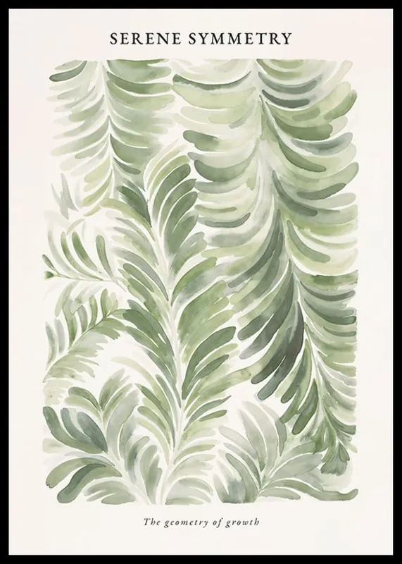 Serene Symmetry Poster Sale