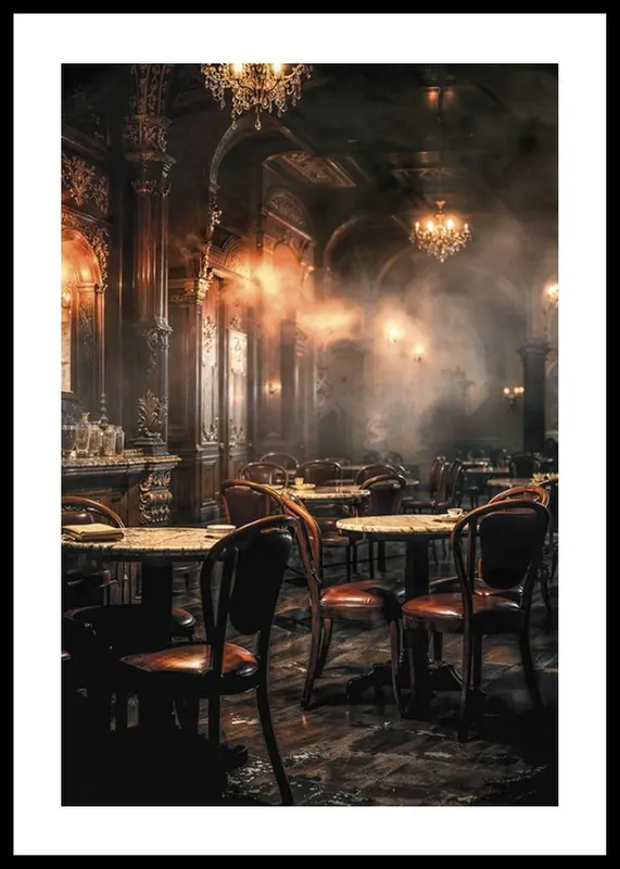 Vintage Café Poster Knallerangebot