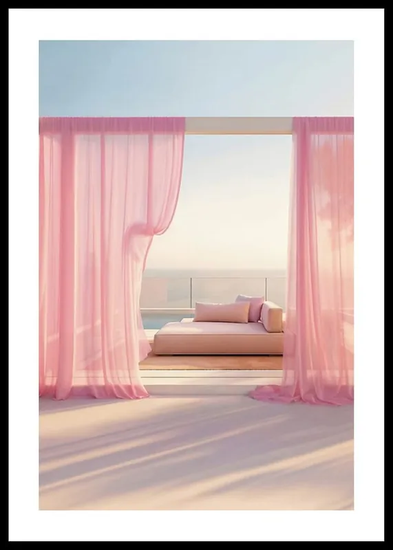 Daybed In Pink Poster Letzte Chance