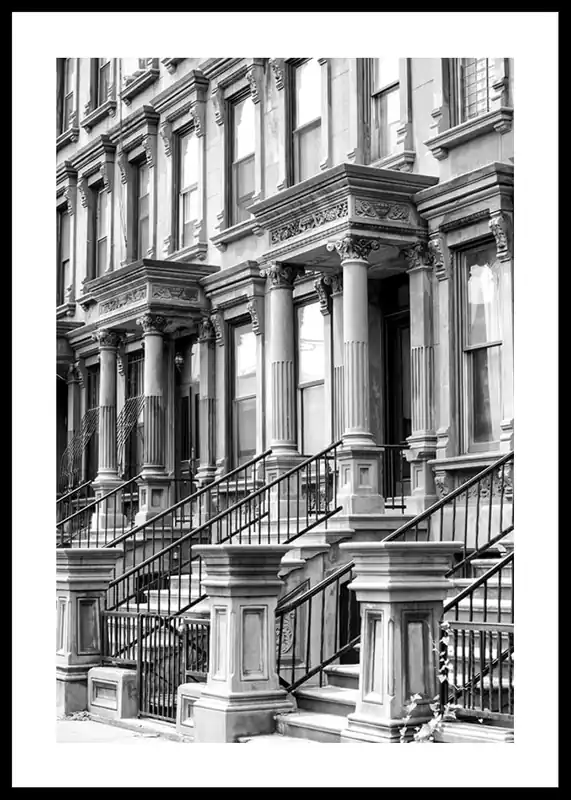 Aktuell New York Townhouse Poster