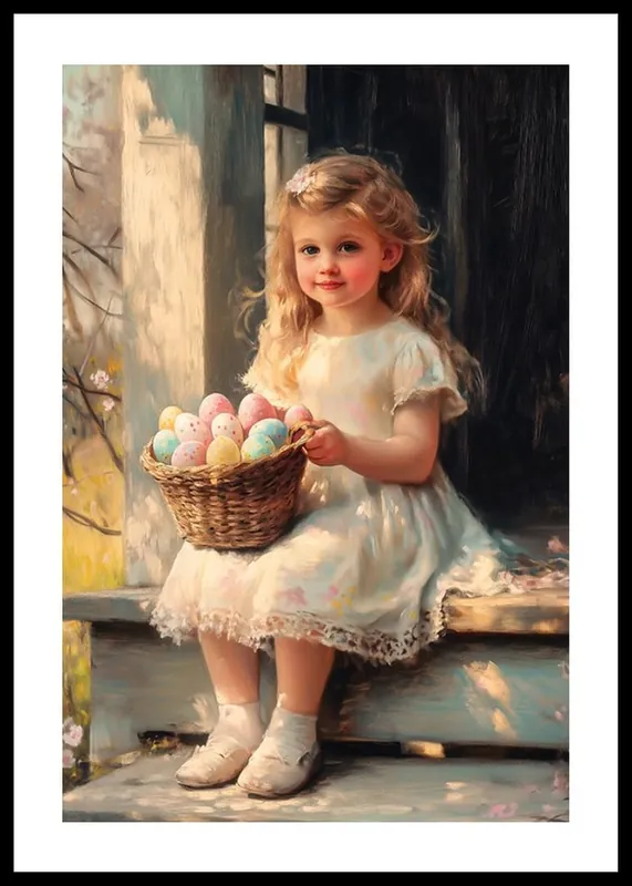 A Basket Ful Of Smiles Poster Billig