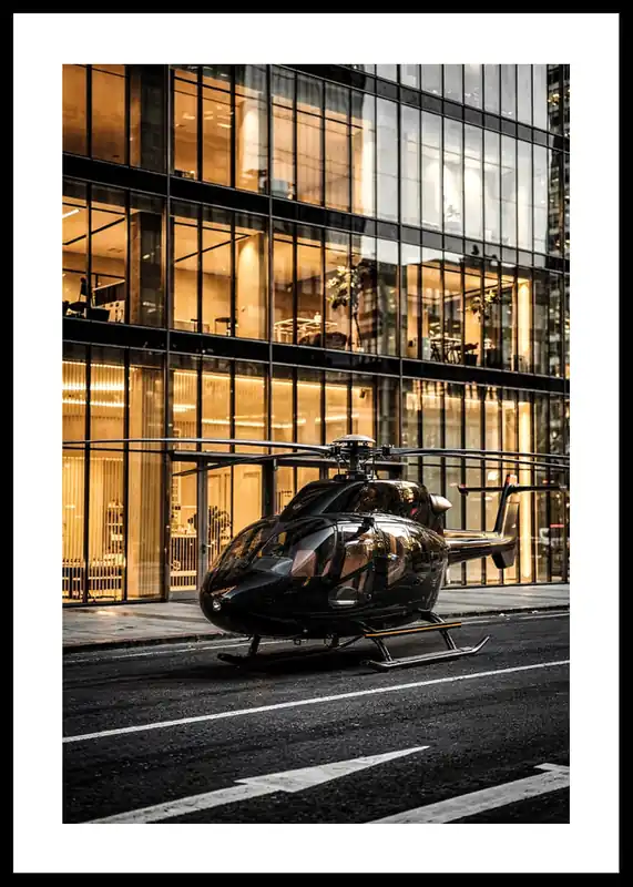 Helicopter Street View No2 Poster Angebot