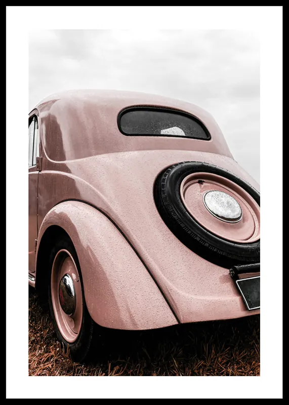 Top-Preis Vintage Pink Car No2 Poster