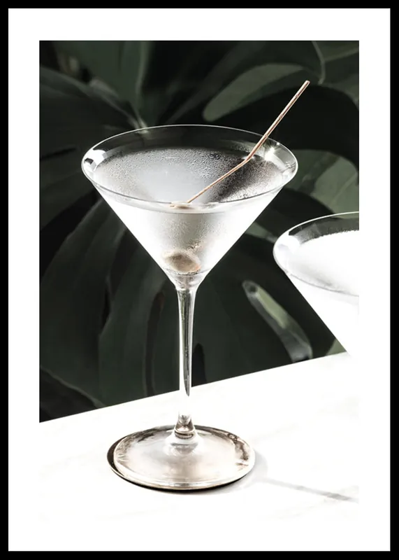 Dry Martini Vintage Poster Nur Heute