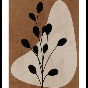 Abstract Botanical Painting Poster Neu