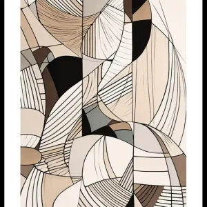 Abstract Botanical Pattern Poster Finale Aktion