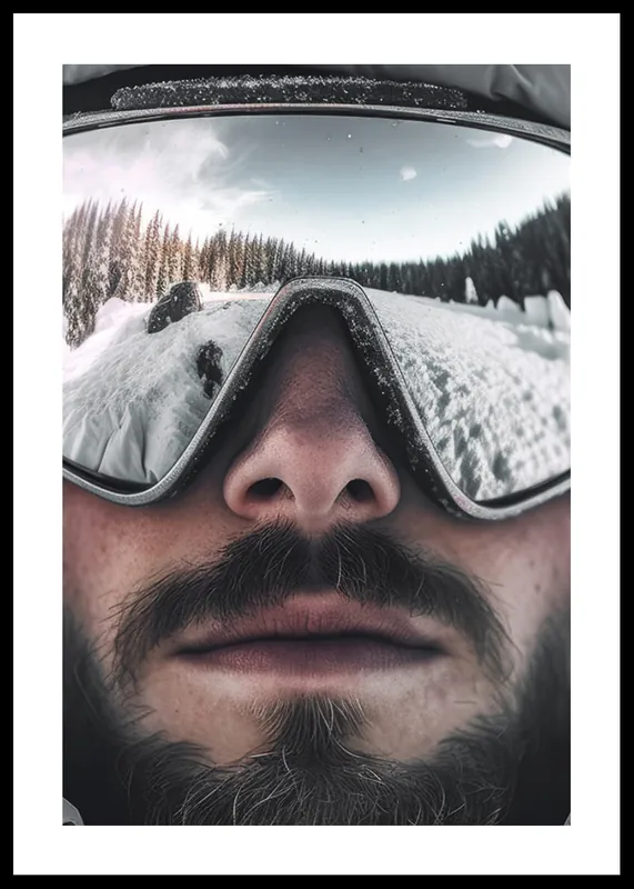 Knallerangebot Ski Goggles Poster