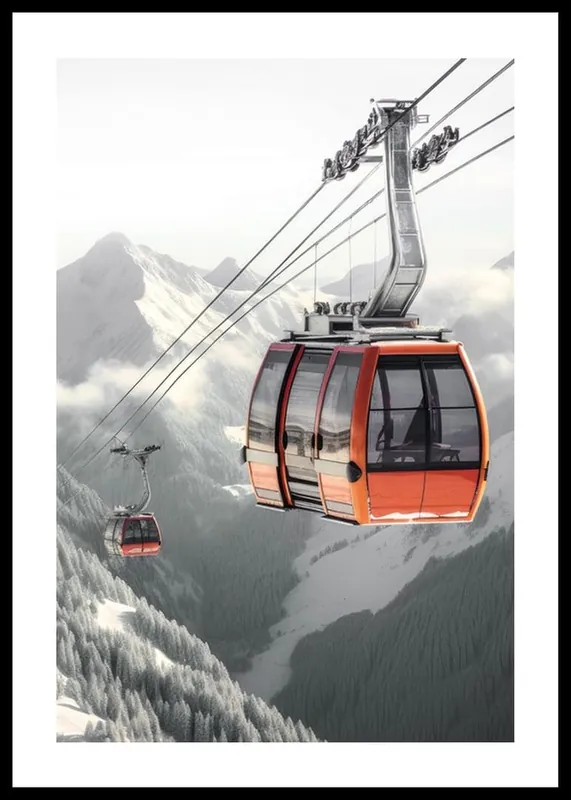 Preiswert Gondola Lift Poster