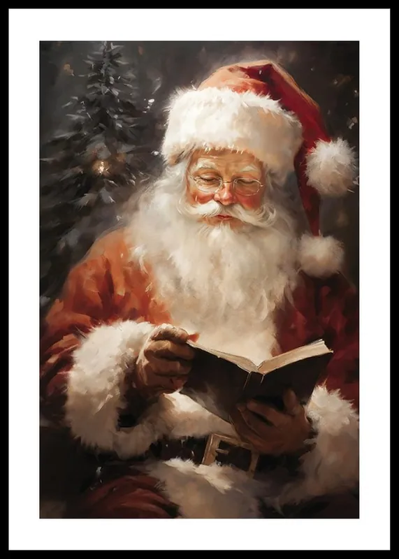 Kostenfreie Lieferung Santas Storytime Magic Poster