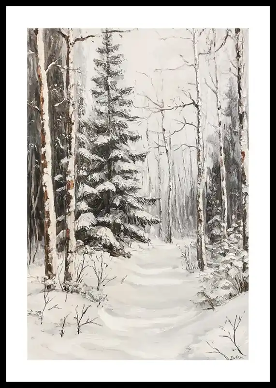Winter Wonderland Trail Poster Ausverkauf