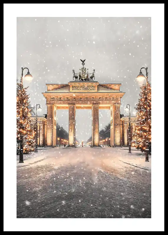 Sonderaktion Brandenburger Tor Winter Magic Poster