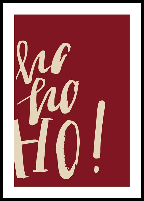 Nur Für Kurze Zeit Ho Ho Ho R&W Poster