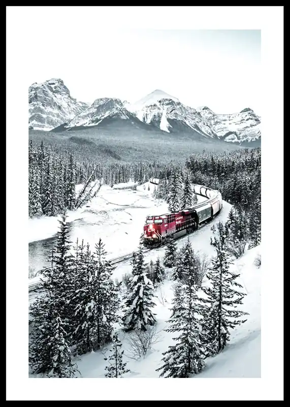 Winter Train No2 Poster Bestseller