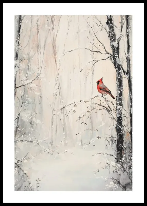 Schneller Versand Scarlet Sentinel In Winter Poster