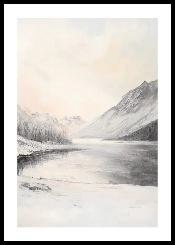 Highlight Winter Valley Poster