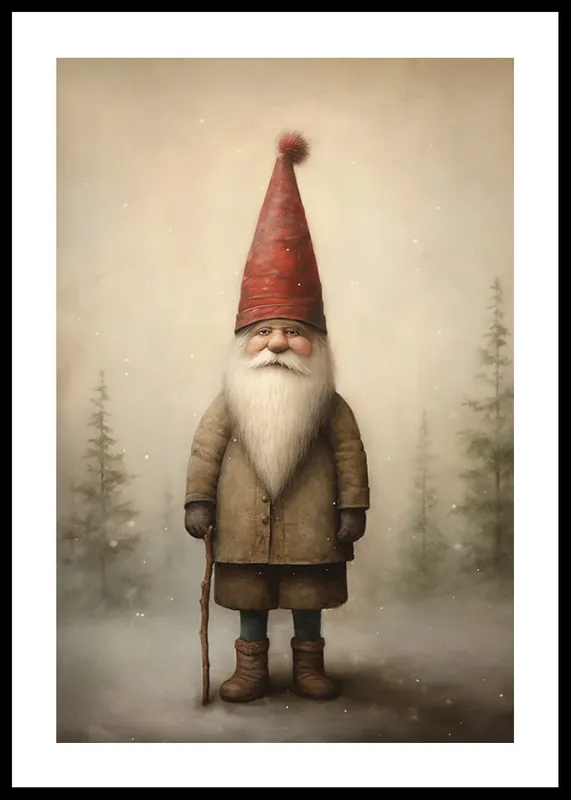 Christmas Gnome Poster Preisknaller