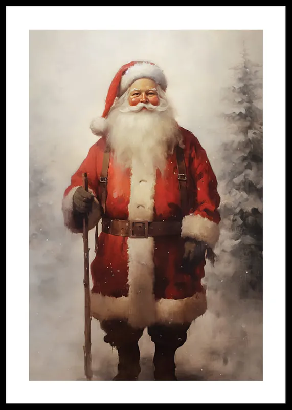 Merry Christmas From Santa Claus Poster Abverkauf
