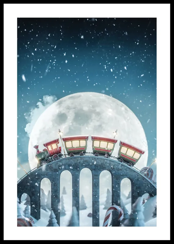 Must-Have Candyland Train Poster