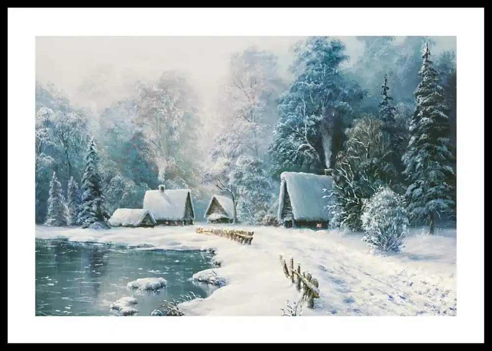 Winter Wonderland No2 Poster Kostenfreie Lieferung