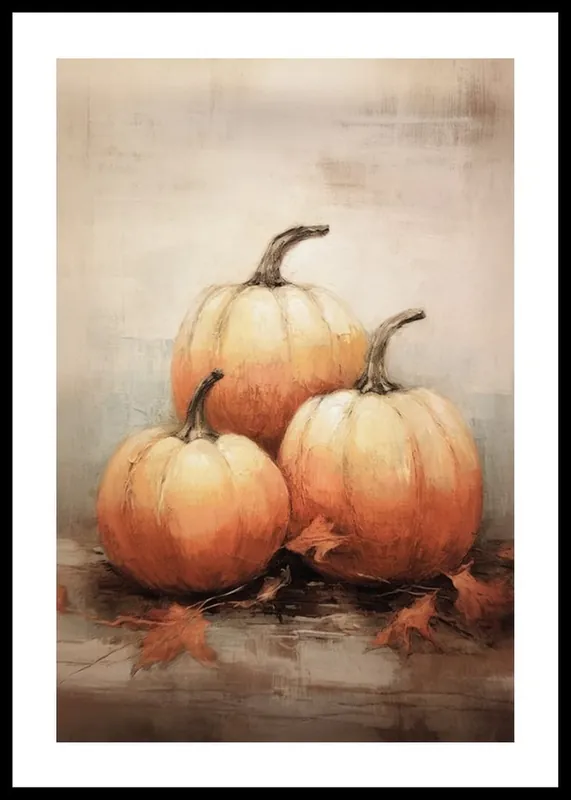 Ausverkauf Autumn Pumpkins No2 Poster