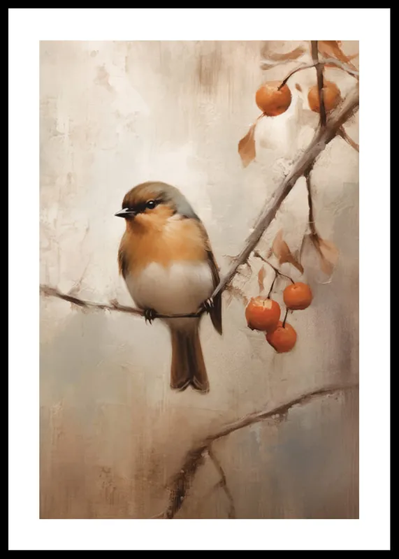 Neuheit Bird On Branch Poster