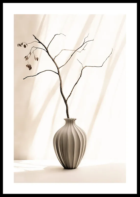 Flower Pot And Branch No1 Poster Sofort Bestellen