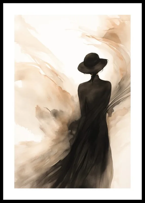 Super-Preis Silhouette Of A Woman No2 Poster