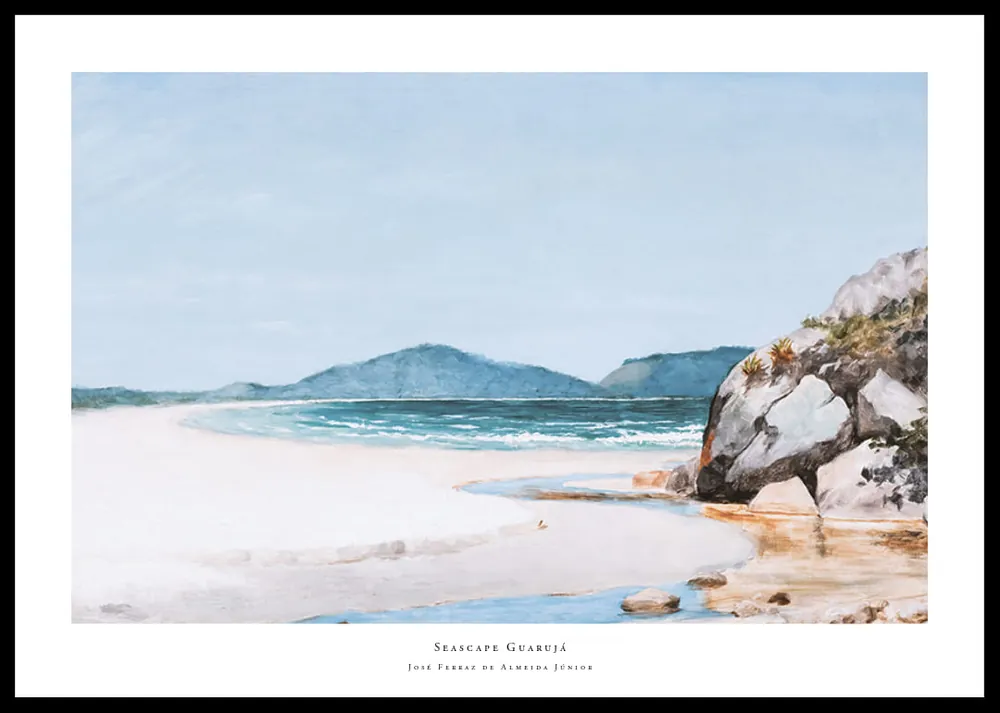 Schneller Versand Seascape Guarujá By José Ferraz de Almeida Júnior Poster
