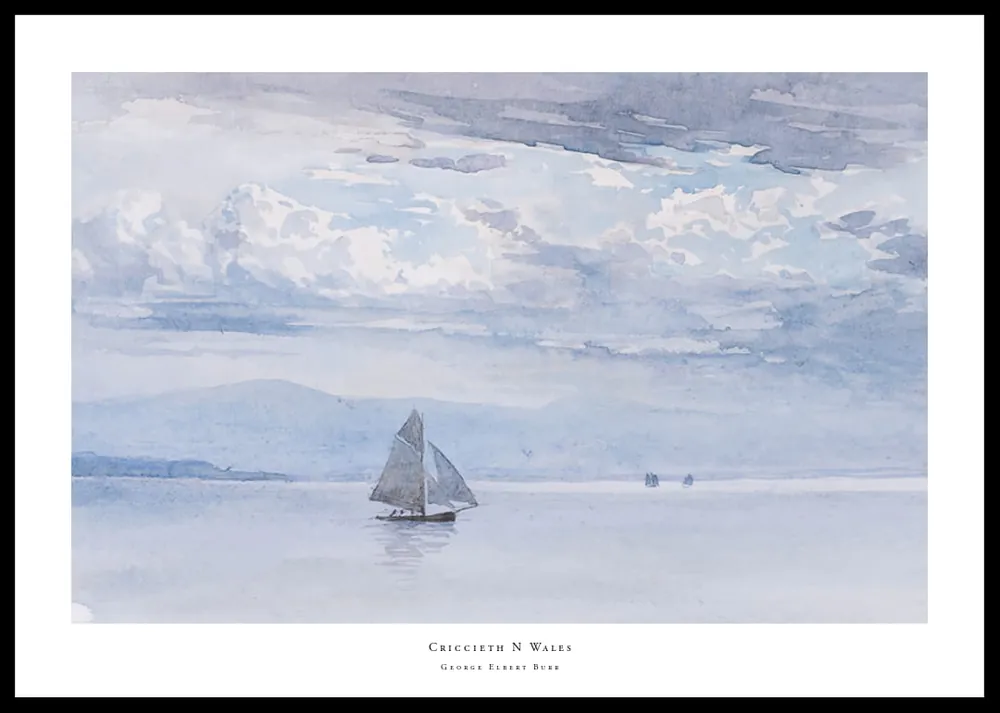 Must-Have Criccieth N Wales By George Elbert Burr Poster