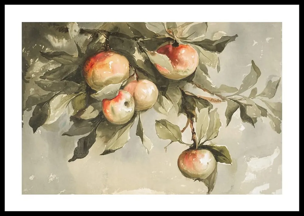 Markenprodukt Study Of Apples Poster