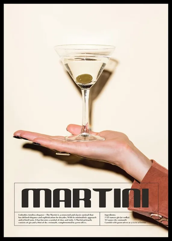 This Is Martini Cocktail No2 Poster Billig