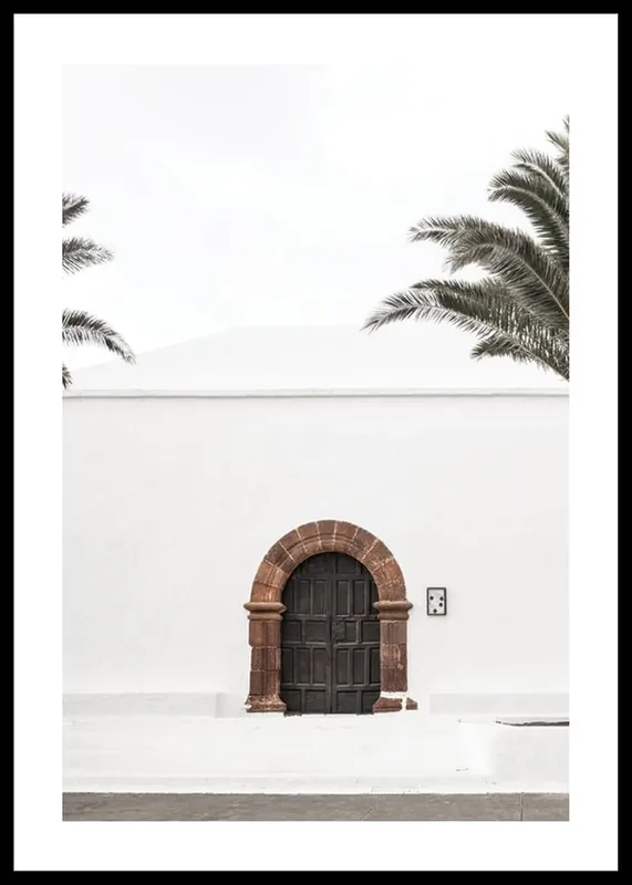 Direktkauf Brown Door White Wall Poster